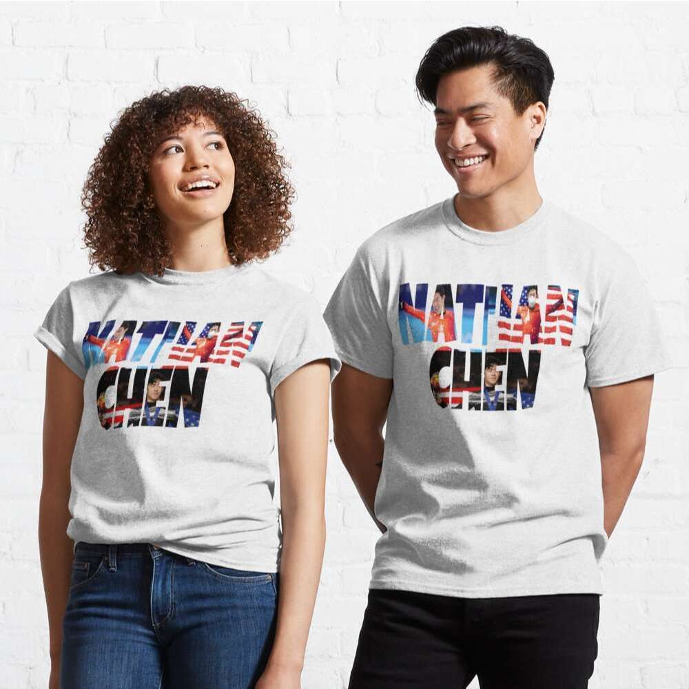 Nathan Chen 2022 Winter Ice Skating Olympics T Shirt